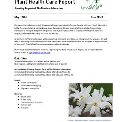 Plant Health Care Report, Issue 2014.3