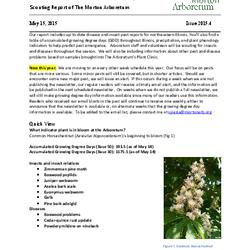 Plant Health Care Report, Issue 2015.4