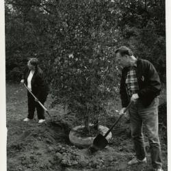AT&amp;T planting of a donated tree