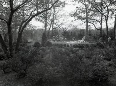 Joy Morton burial plot viewed from surrounding landscape