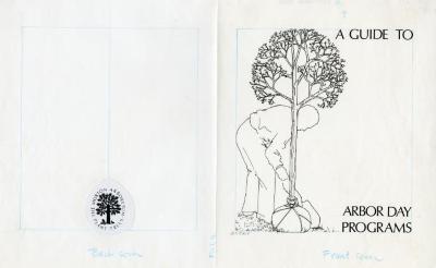 People planting trees: A Guide To Arbor Day Programs, front and back cover