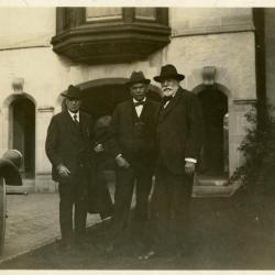 Charles Hutchinson, Joy Morton, Dr. Charles Sprague Sargent at Thornhill