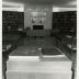 Sterling Morton Library main reading room facing fireplace