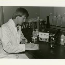 Rick Hootman in the laboratory