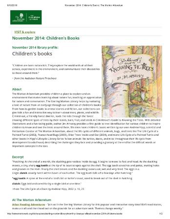 November 2014: Children's books