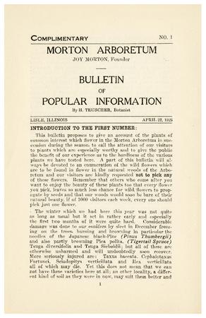 Bulletin of Popular Information V. 01 No. 01