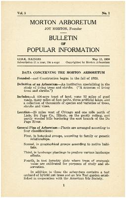 Bulletin of Popular Information V. 05 No. 01