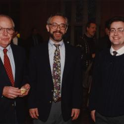 George Ware Retirement Party in Founders Room - George Ware, Christopher Dunn, John Ware