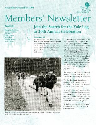 Members' Newsletter: November/December 1998