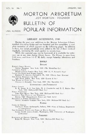 Bulletin of Popular Information V. 16 No. 01
