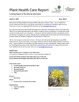 Plant Health Care Report, Issue 2018.2
