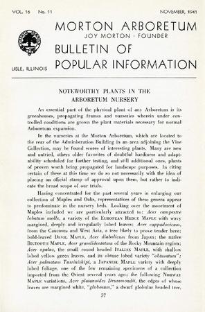 Bulletin of Popular Information V. 16 No. 11