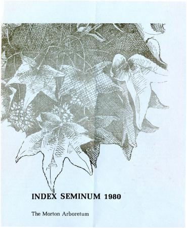 Index Seminum 1980