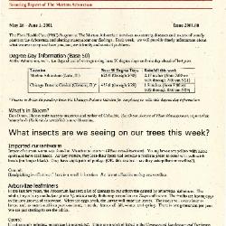 Plant Health Care Report: Issue 2001.08