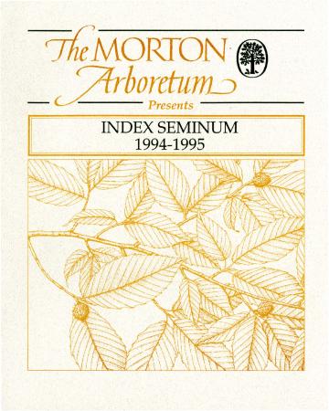 Index Seminum 1994-1995
