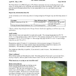 Plant Health Care Report: Issue 2001.04