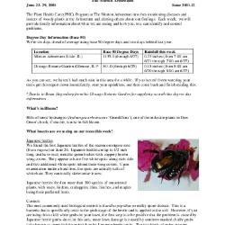 Plant Health Care Report: Issue 2001.12