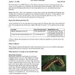 Plant Health Care Report: Issue 2001.03