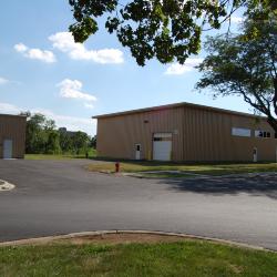  Arbordale: Soil Storage Building (left) and Plant Production Building (right)