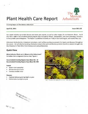 Plant Health Care Report: Issue 2011.02