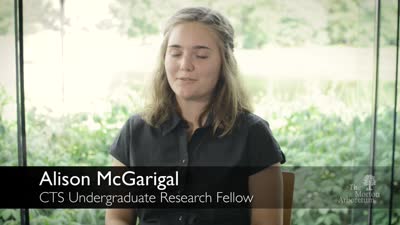 Center for Tree Science Undergraduate Research Fellowship, 2016, Alison McGarigal