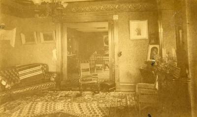 Arbor Lodge interior (prior to 1903 remodeling)