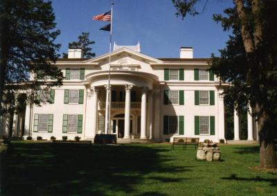 Arbor Lodge State Historical Park and Mansion, front exterior