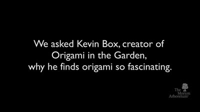 Origami In The Garden, May 19-October 22, 2017, trailer 3