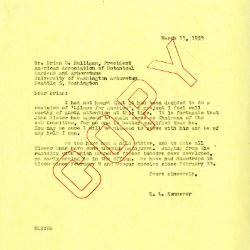 1953/03/13: E.L. Kammerer to Brian O. Mulligan