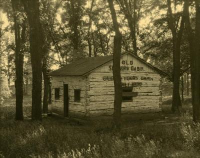 Arbor Lodge album: Old Settlers Cabin