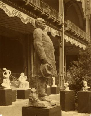 J. Sterling Morton statue later erected at Arbor Lodge