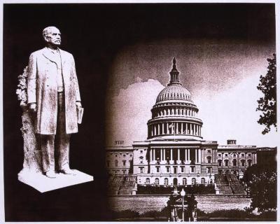 J. Sterling Morton statue &amp; U.S. Capitol