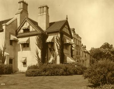 Morton Residence at Thornhill, exterior, southeast corner