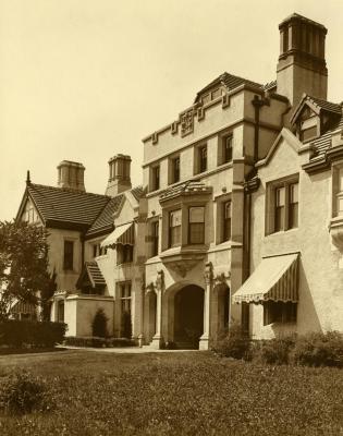 Morton Residence at Thornhill, exterior, east facade