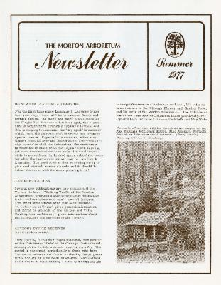 The Morton Arboretum Newsletter, Summer 1977
