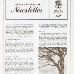 The Morton Arboretum Newsletter, Winter 1979