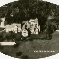 Morton Residence at Thornhill, aerial view
