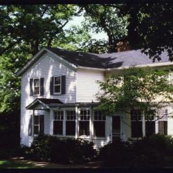 Dr. Marion T. Hall's house at the Arboretum