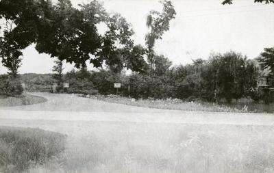 Entrance to Arboretum east side off what is now IL Route 53