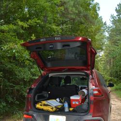 Field collecting vehicle, 2015 APGA/USFS Quercus oglethorpensis project