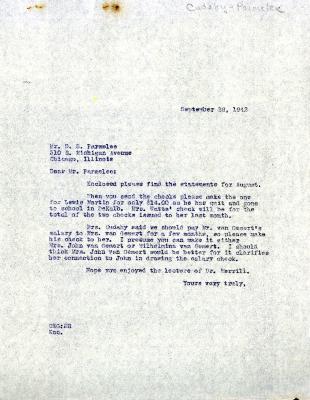 1942/09/28: Clarence E. Godshalk to D. S. Parmelee