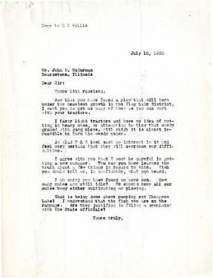 1923/07/16: Unknown sender to John D. McDorman
