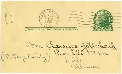 1935/09/29: Mrs. Sterling Morton to Clarence Godshalk