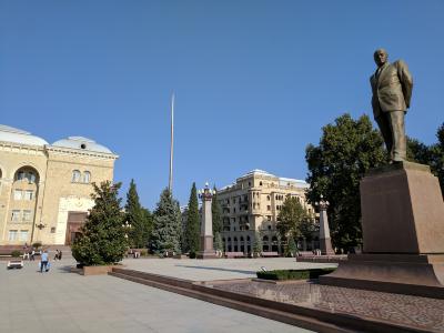 Town square, Ganja, Azerbaijan