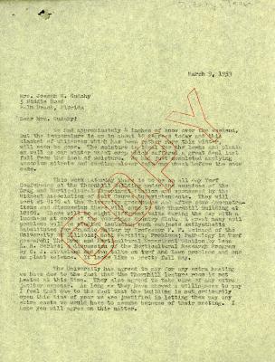 1953/03/09: Clarence E. Godshalk to Jean M. Cudahy