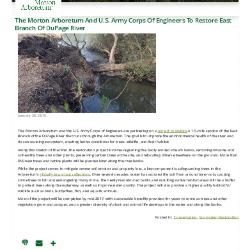 DuPage River Restoration Project Press Release