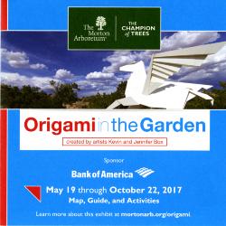 Origami in the Garden Brochure