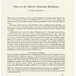 Notes on the Morton Arboretum Herbarium