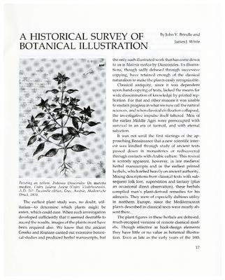 A Historical Survey of Botanical Illustration