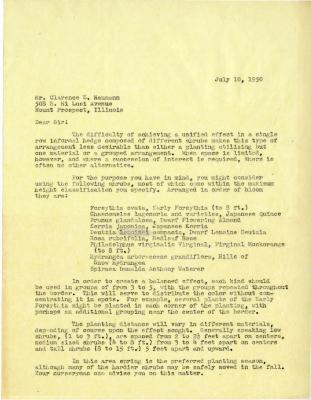 1950/07/10: E. L. Kammerer to Clarence E. Naumann